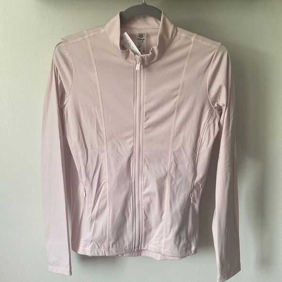 Mono B - Athletic - Pale Pink - Zip-Up - Brand New! - Picture 1 of 3